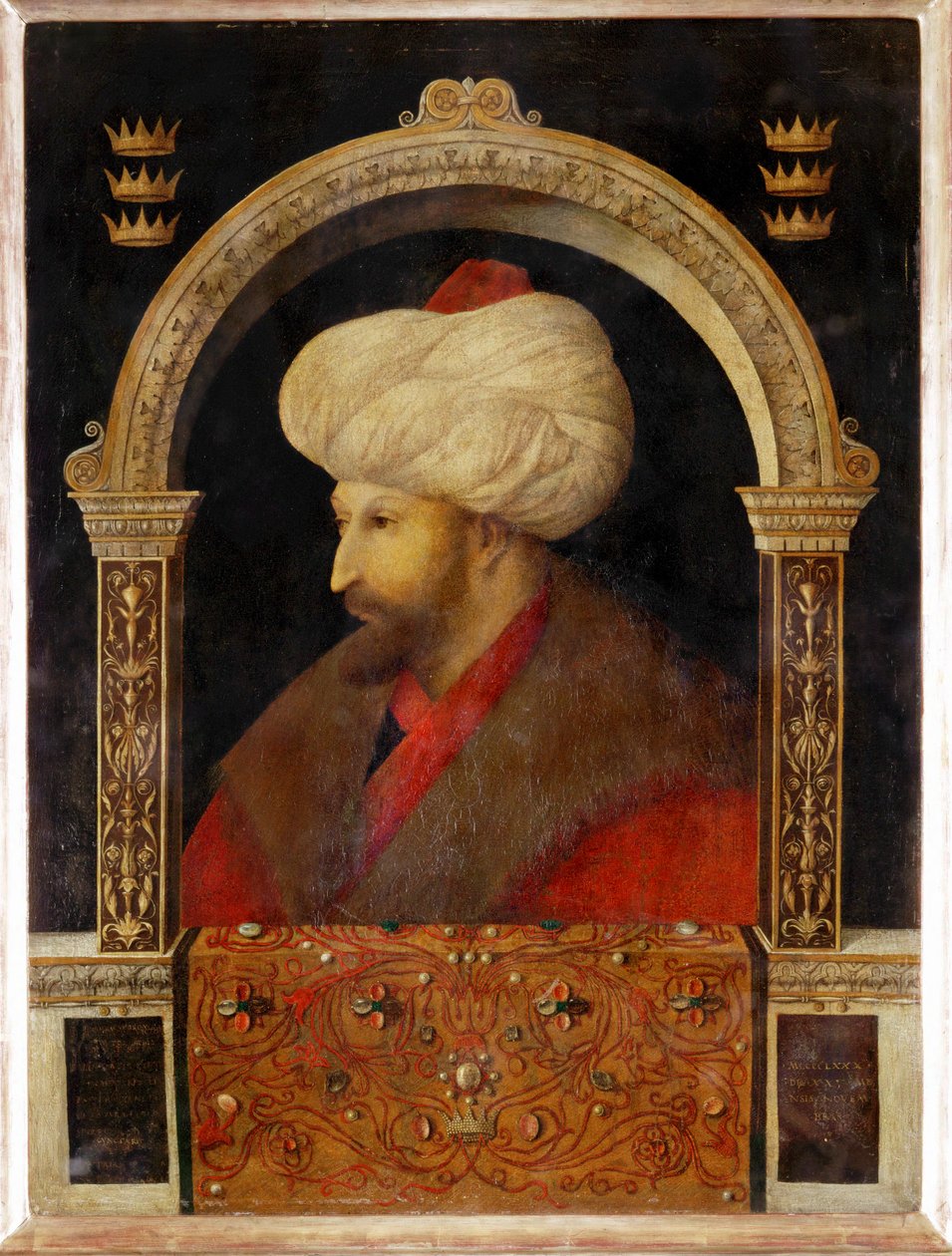 Sultan Mehmet II Fatih, The Conqueror, Sultan of the Conquest of Constantinople by Gentile Bellini