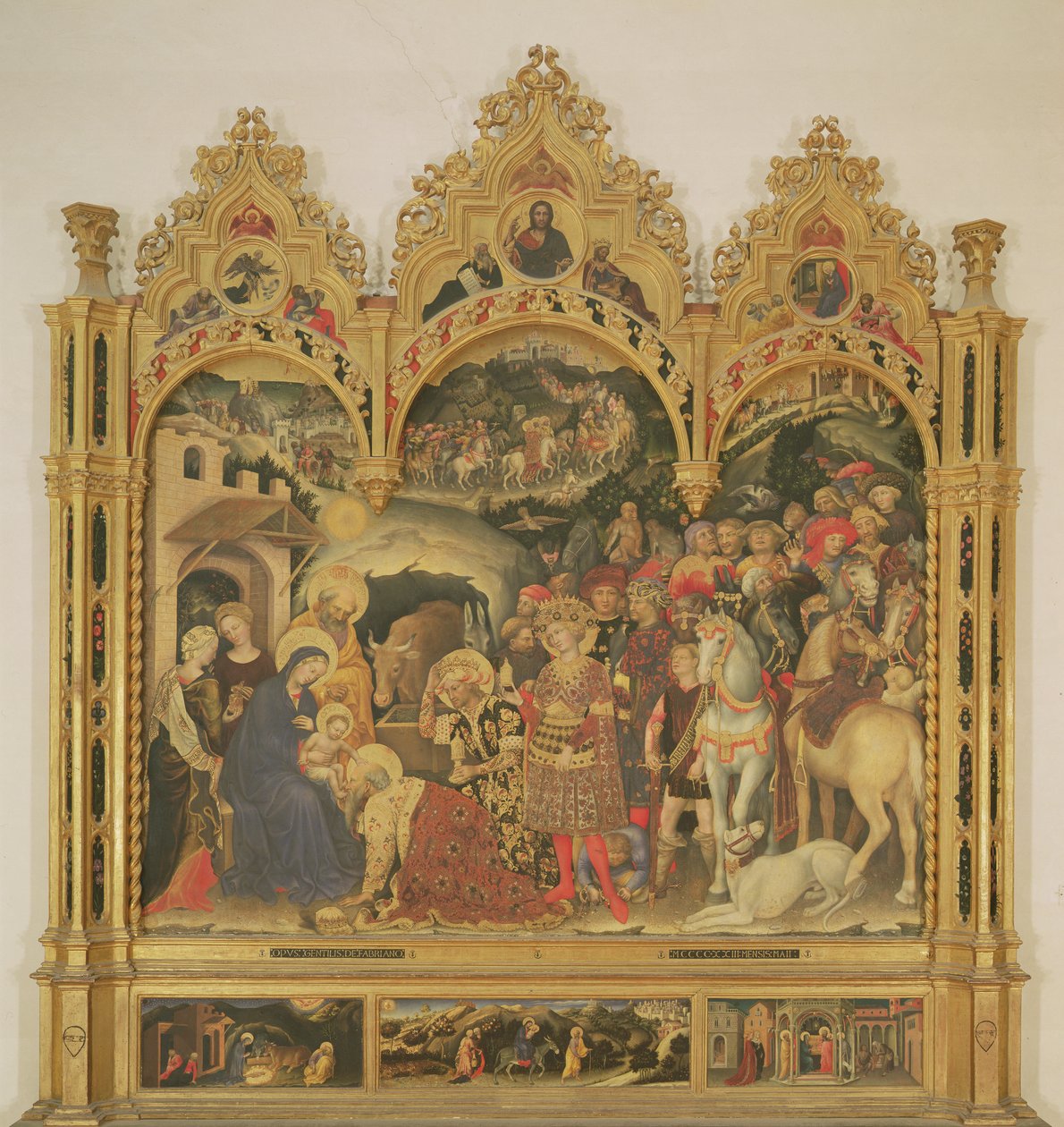 Adoration of the Magi Altarpiece by Gentile da Fabriano