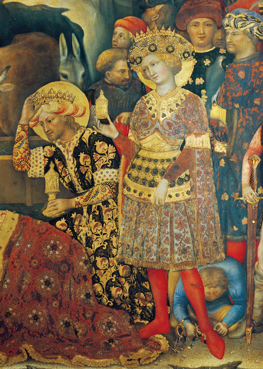 Adoration of the Magi (detail) by Gentile da Fabriano