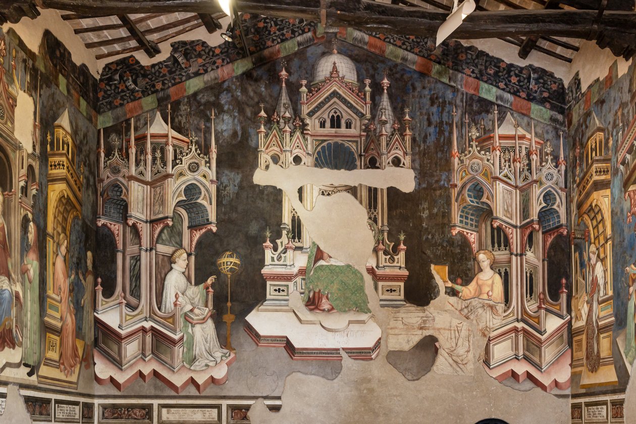 The Hall of Liberal Arts and Planets by Gentile da Fabriano