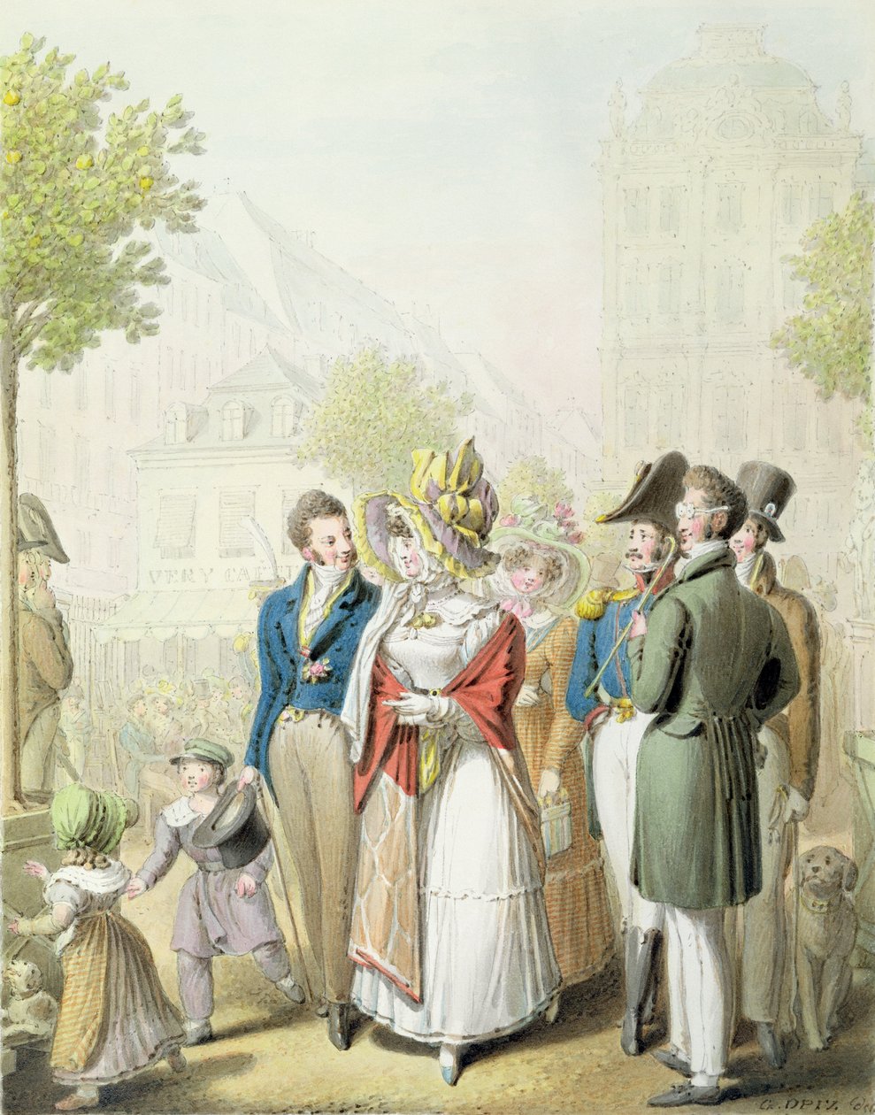 The Jardin des Tuileries, from 