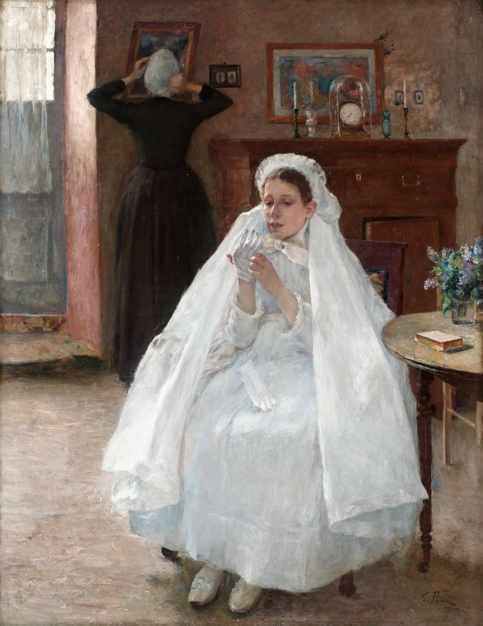 French Confirmand by Georg Vilhelm Pauli