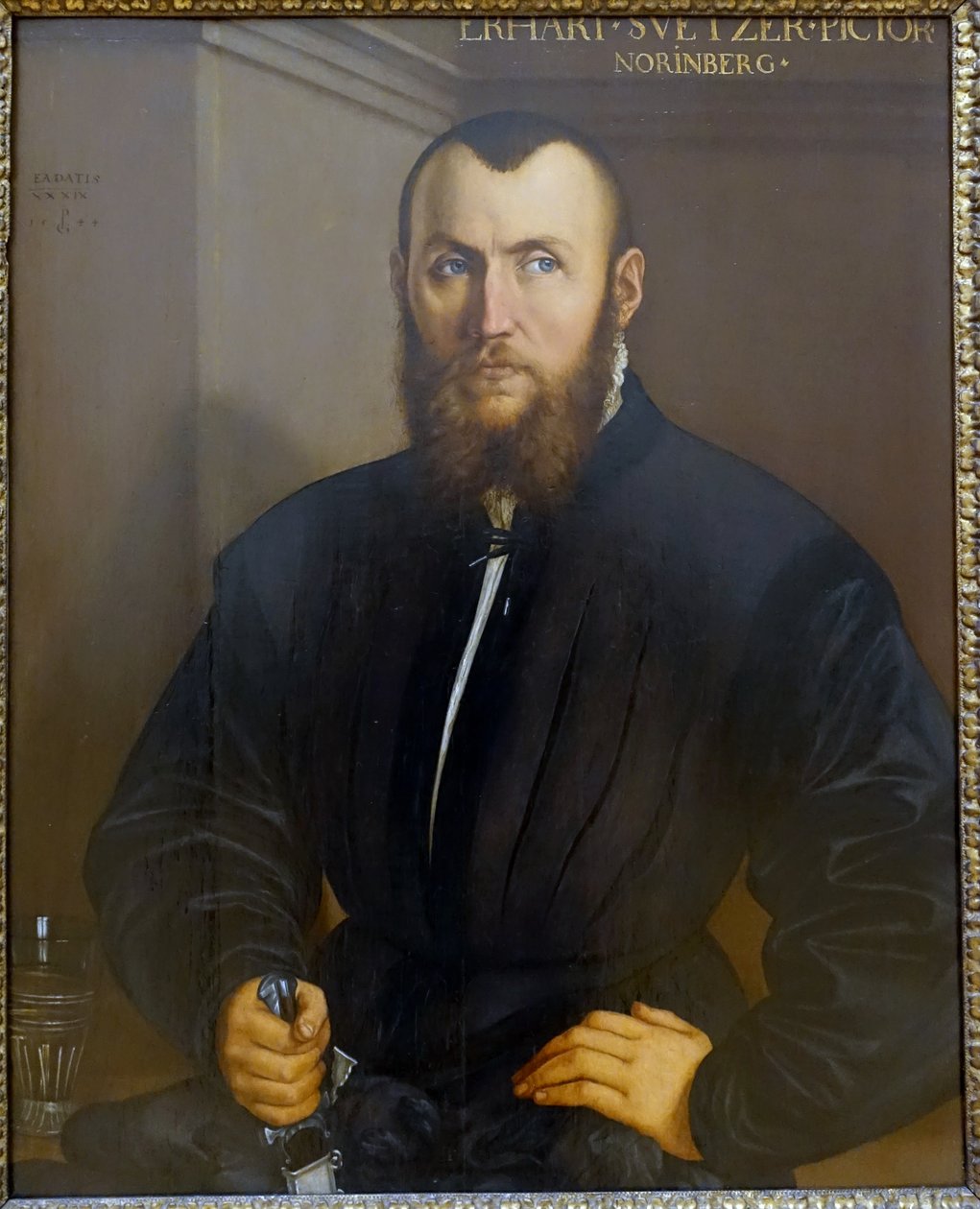 The Painter Erhard Schwetzer from Nuremberg by Georg Pencz