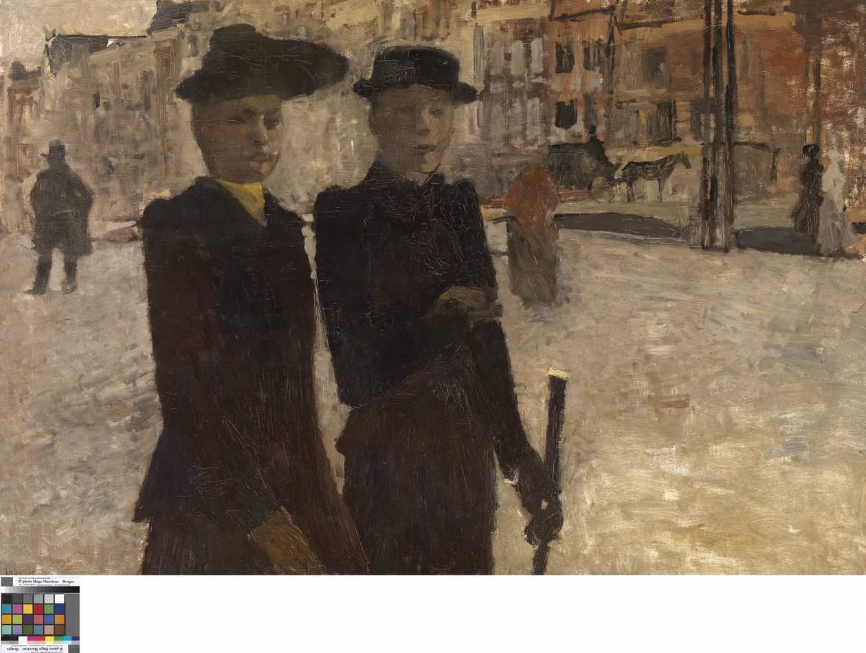 Women on the Rokin by Georg Hendrik Breitner