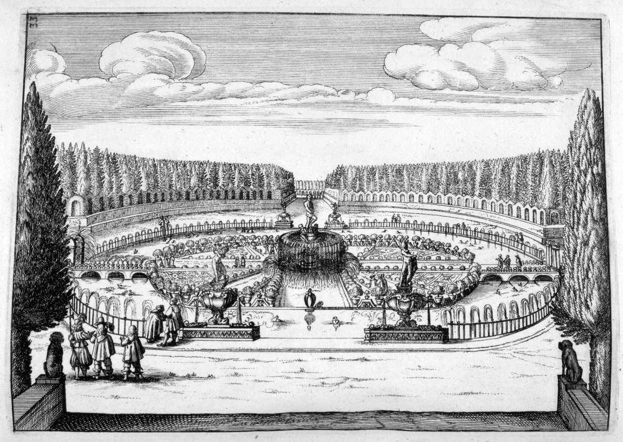 Ornamental Fountain and Garden Design by Georg Andreas Bockler