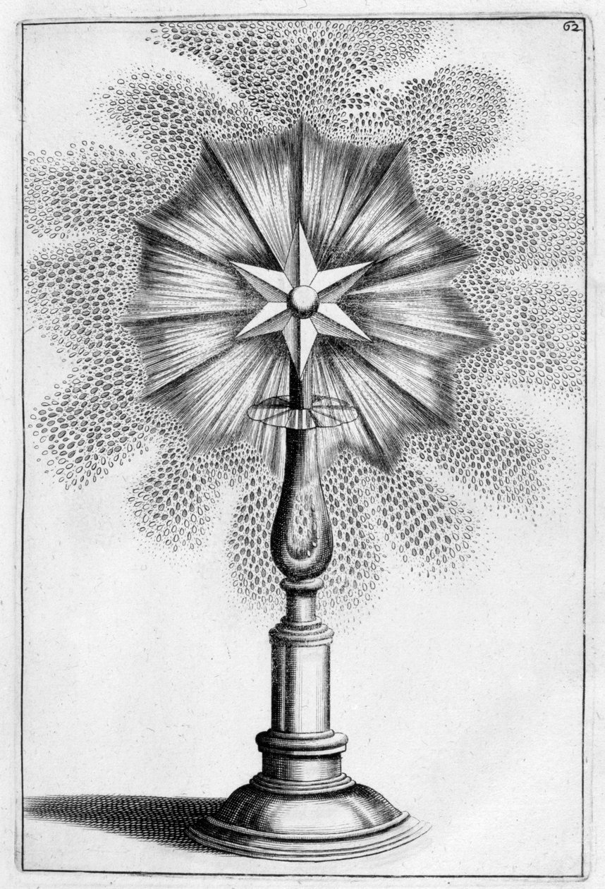 Star Ornamental Fountain Design by Georg Andreas Bockler