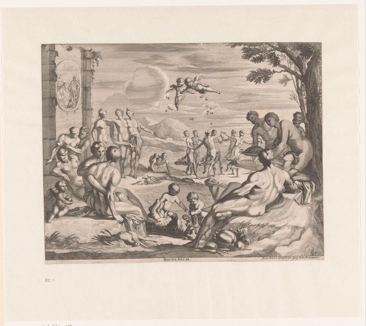 Bacchanal by Georg Andreas Wolfgang