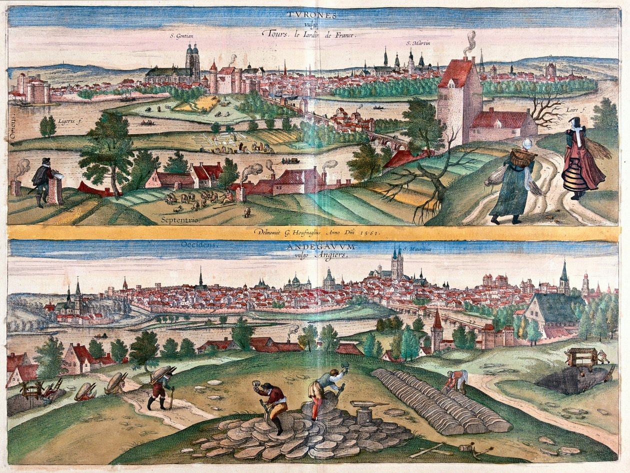 Tours - Angers, the garden of France - in 