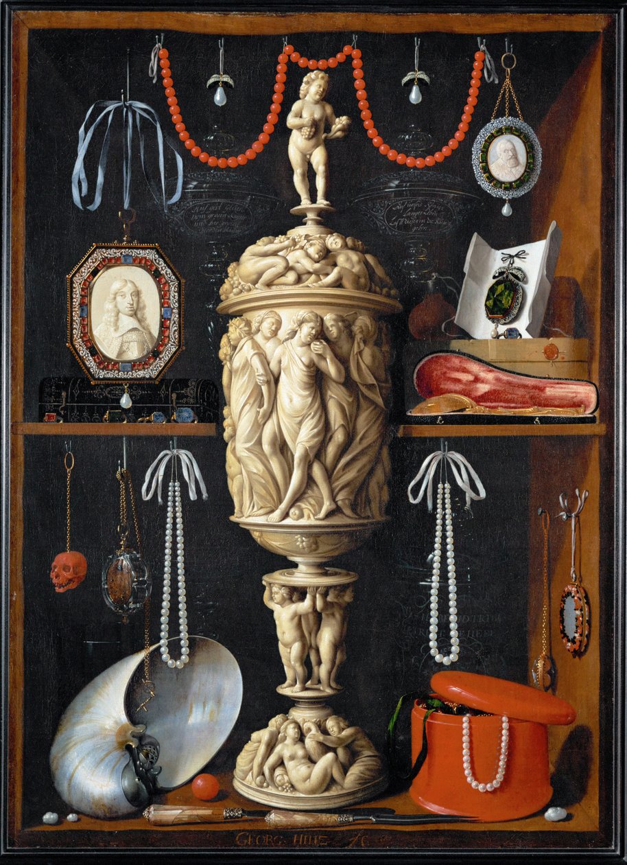 A Cabinet with Objects d