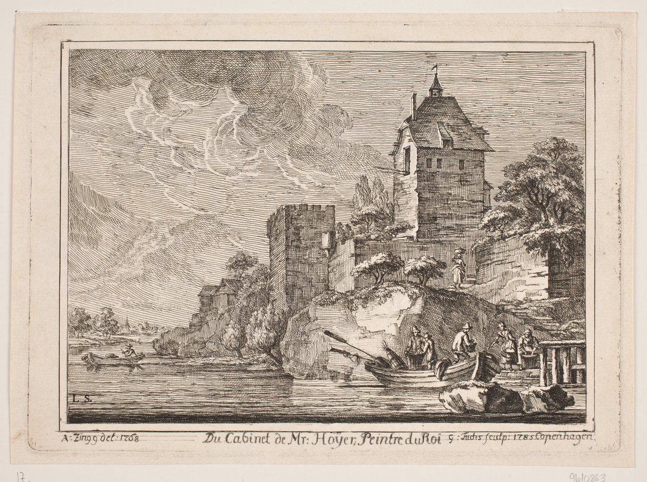 An Old Castle by Georg Mathias Fuchs