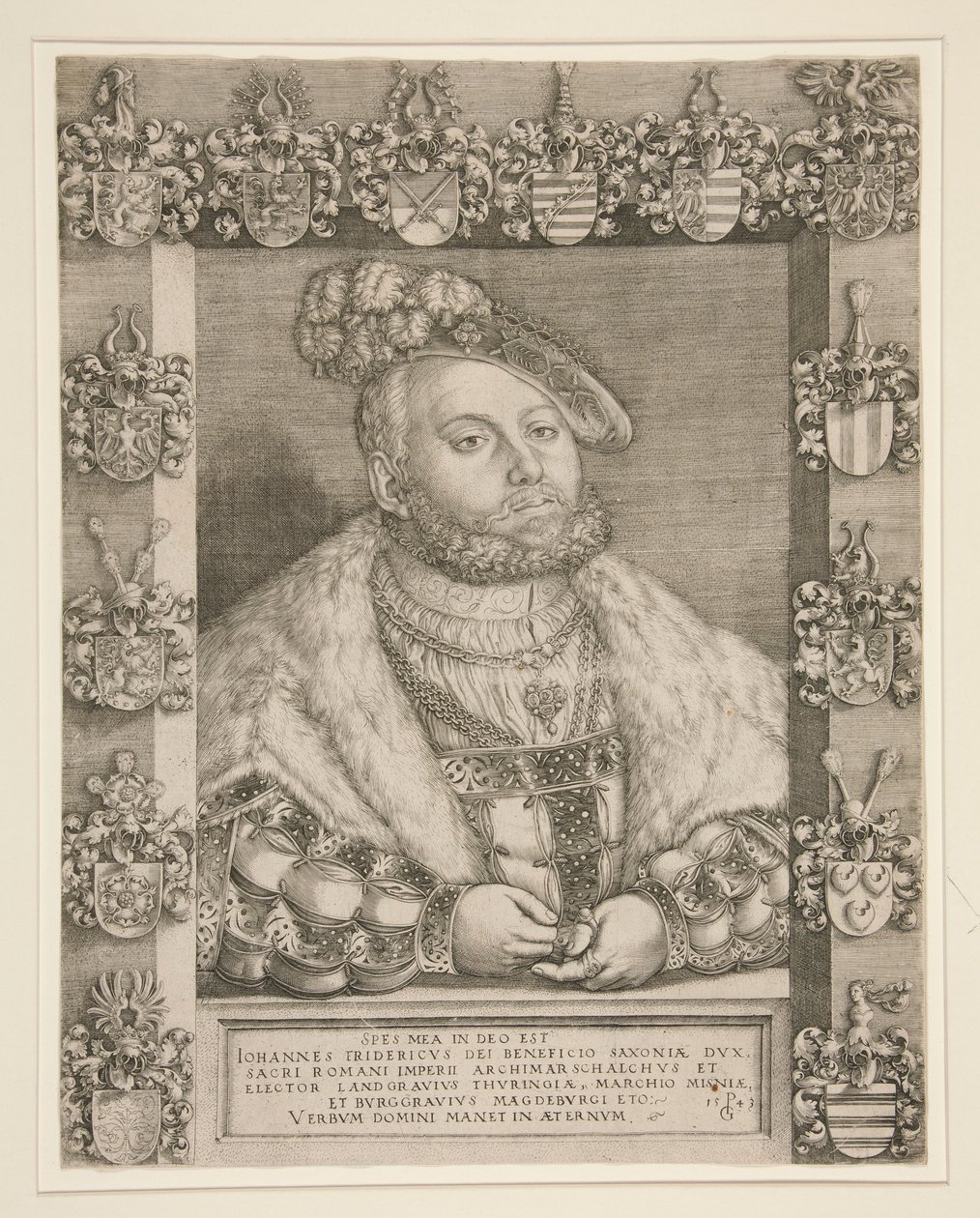 Frederick the Wise, Elector of Saxony by Georg Pencz