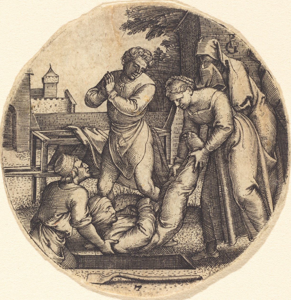 To Bury the Dead by Georg Pencz