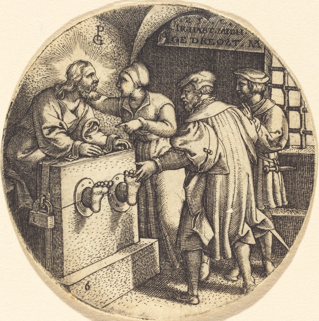 To Visit the Imprisoned by Georg Pencz
