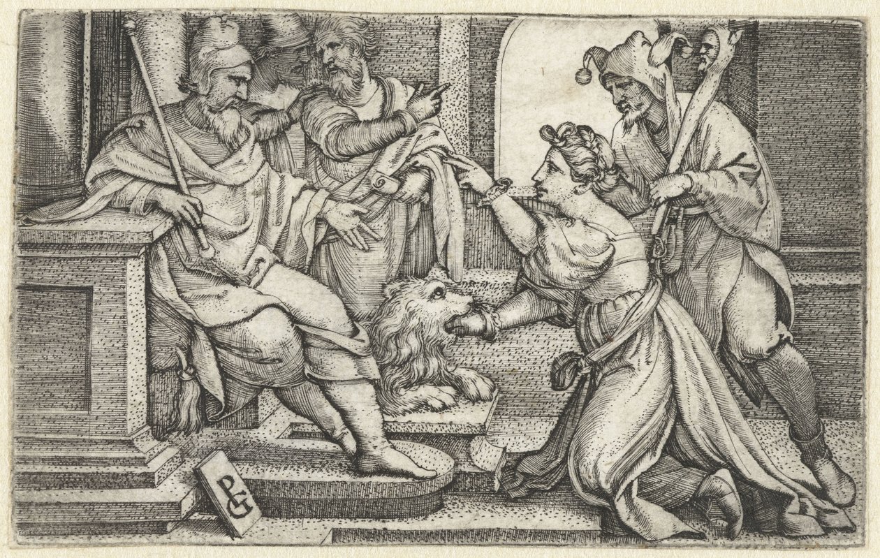 Woman Declares Her Innocence Under Oath (Bocca della Verità) by Georg Pencz