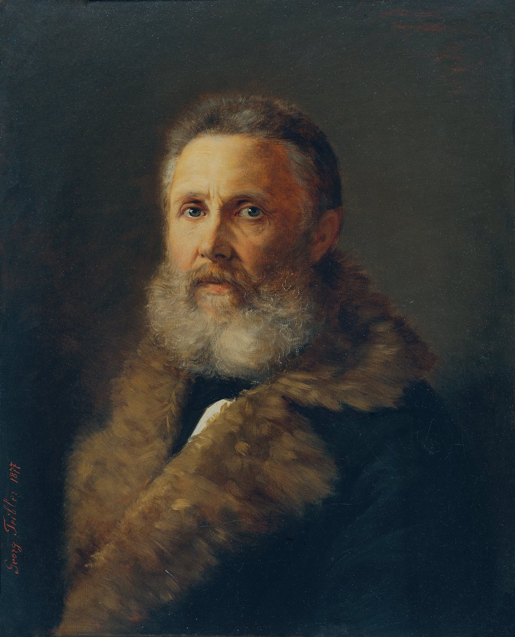 The Painter Carl Teibler, the Father of the Artist by Georg Teibler