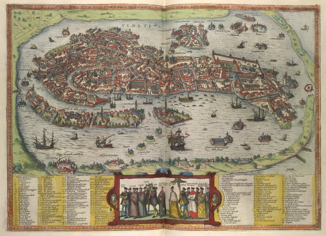 A View of Venice by Georg and Hogenberg Franz Braun