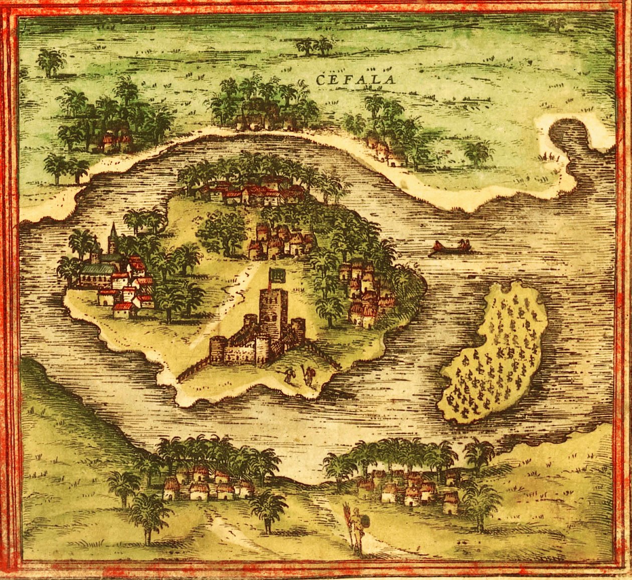 Mozambique by Georg and Hogenberg Franz (1535 90) Braun
