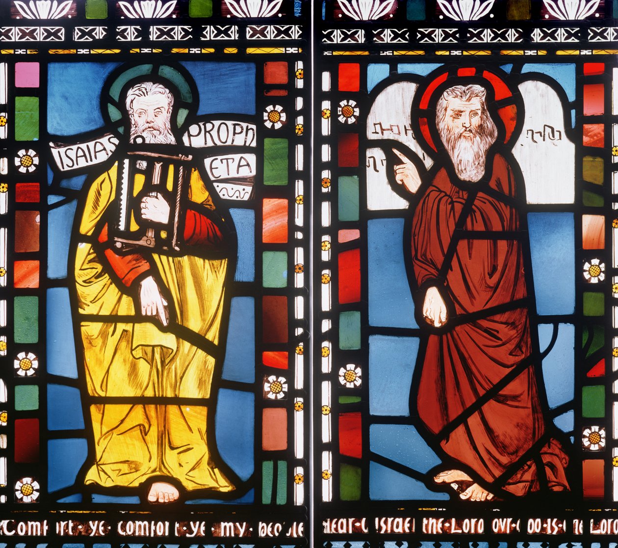 Isaiah and Moses (detail) by George Campfield