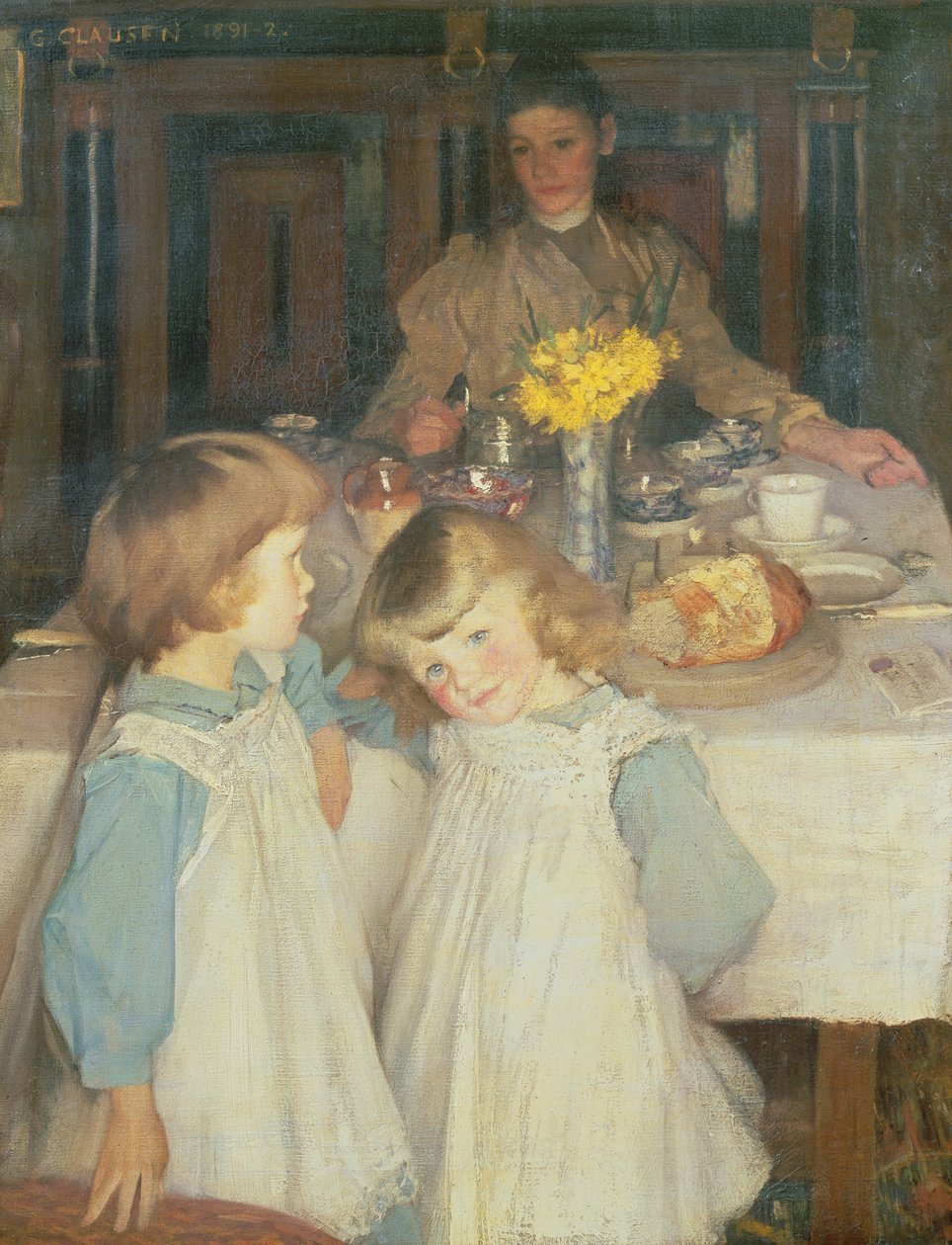The Breakfast Table by George Clausen