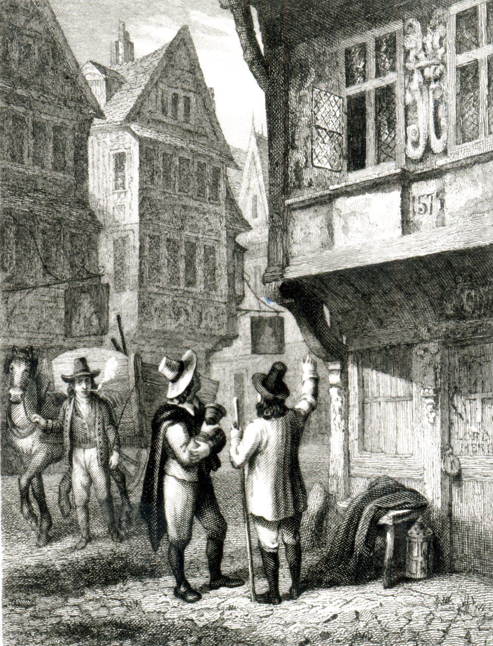 The Dead Cart, Engraved by Davenport, 1st July 1835 by George Cruikshank