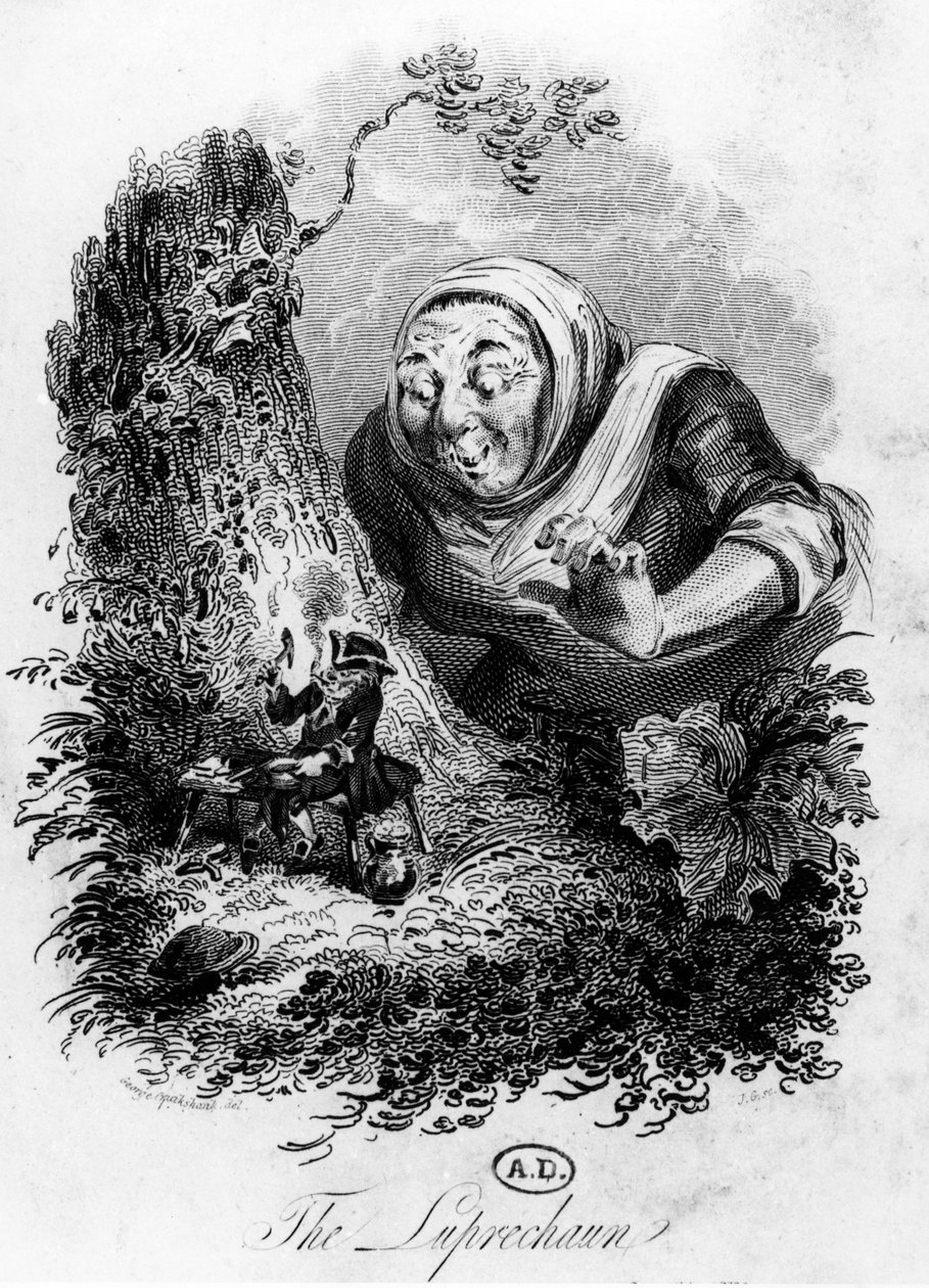 The Leprechaun, c.1800-50 by George Cruikshank