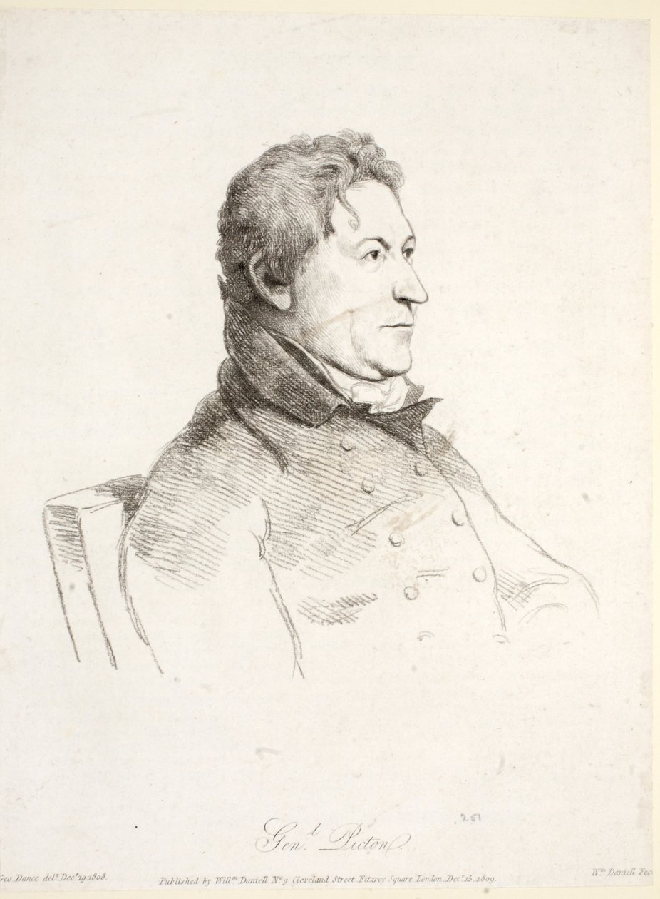 General Picton, 19th Dec 1808 by George Dance