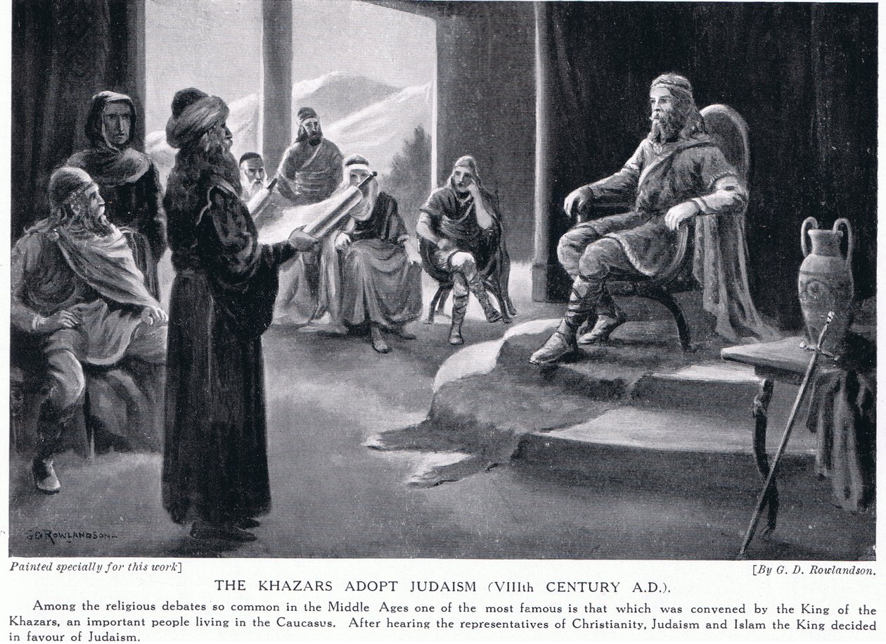 The Khazars adopt Judaism VIII century AD by George Derville Rowlandson