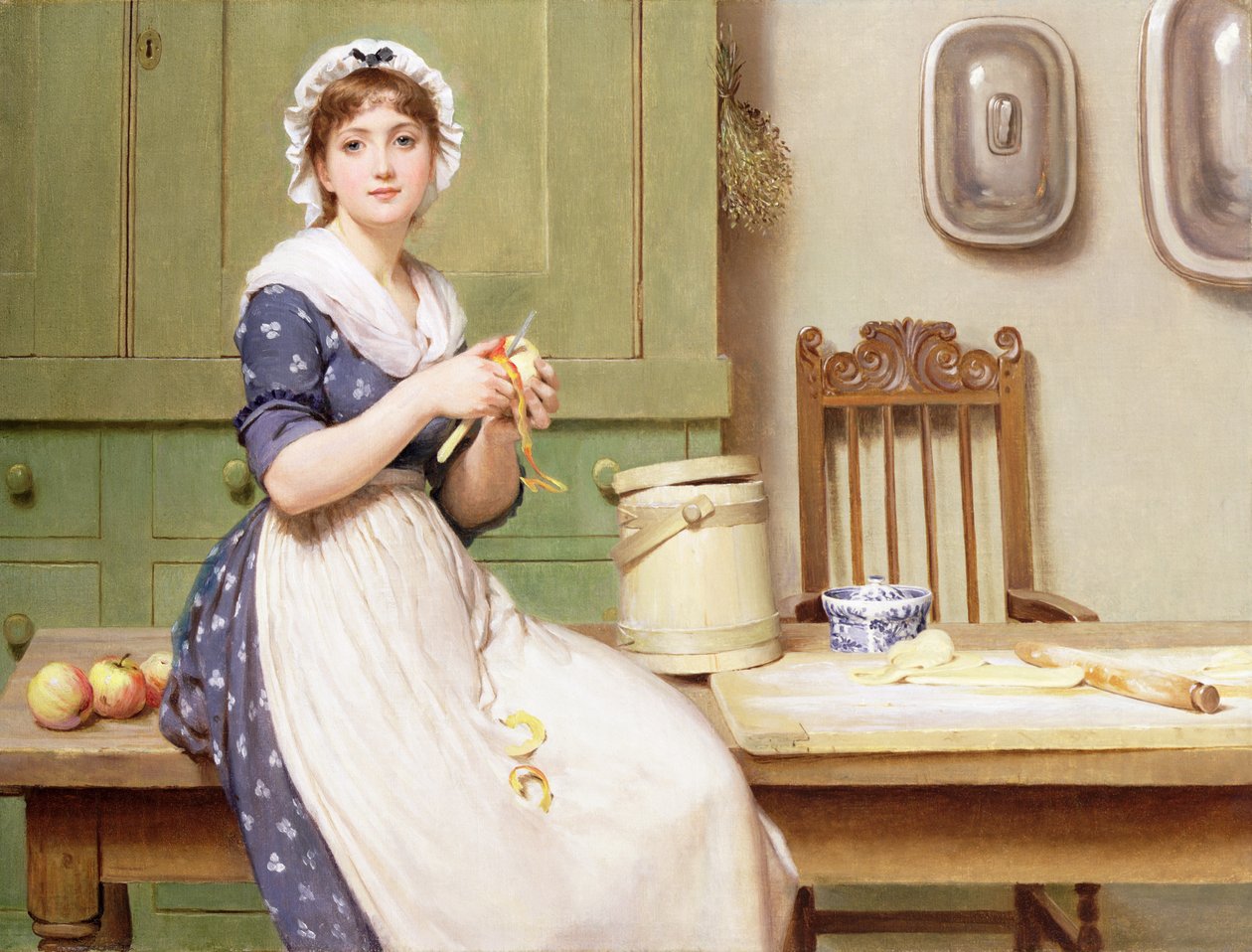 Apple Dumplings by George Dunlop Leslie