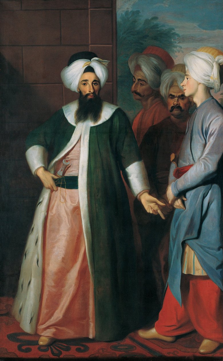 Kozbekçi Mustafa Aa and his Retinue by George Engelhardt Schröder