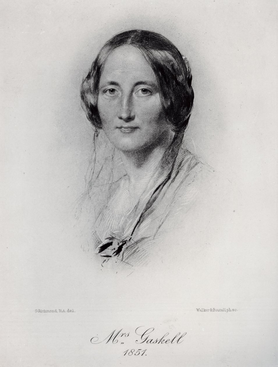 Elizabeth Cleghorn Gaskell by George Richmond