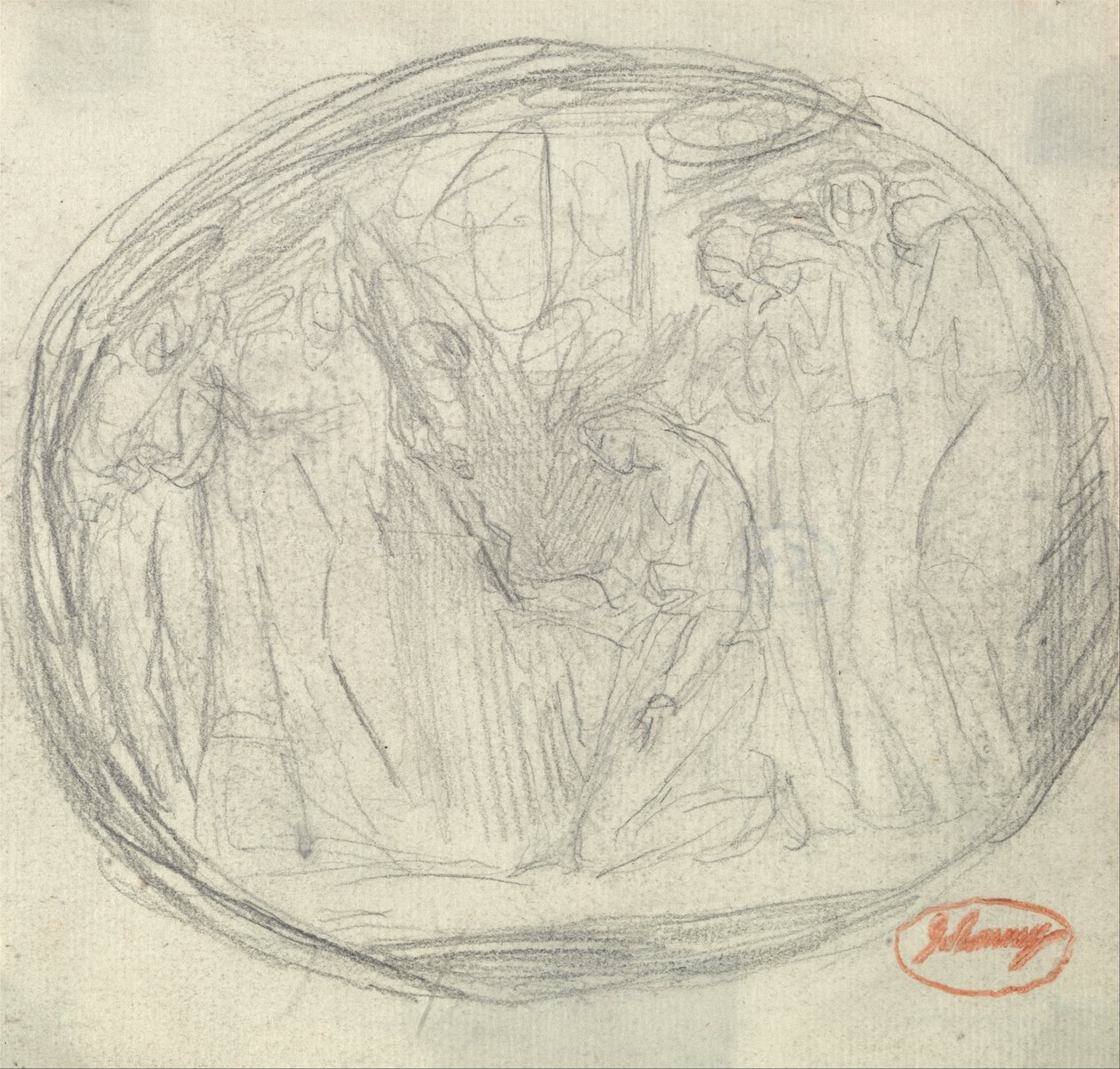 Execution of Mary Stuart by George Romney