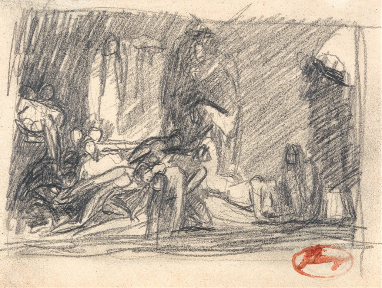 Howard Visiting a Prison by George Romney