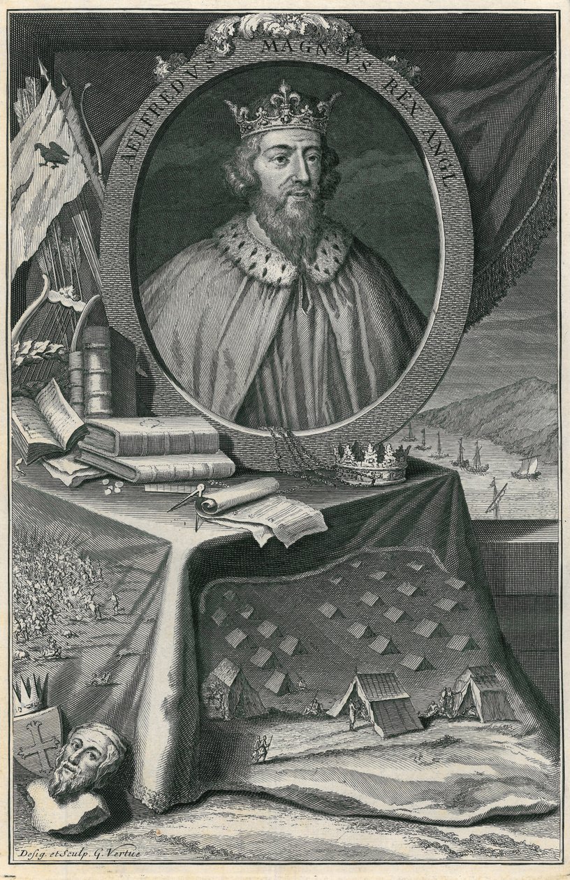 King Alfred by George Vertue