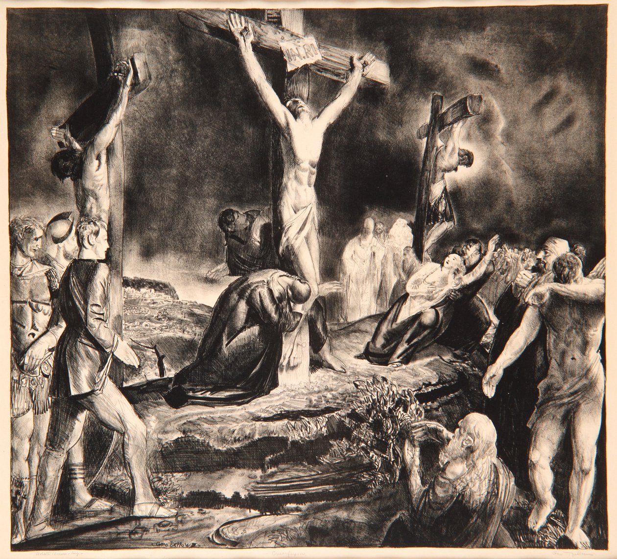 Crucifixion of Christ by George Wesley Bellows