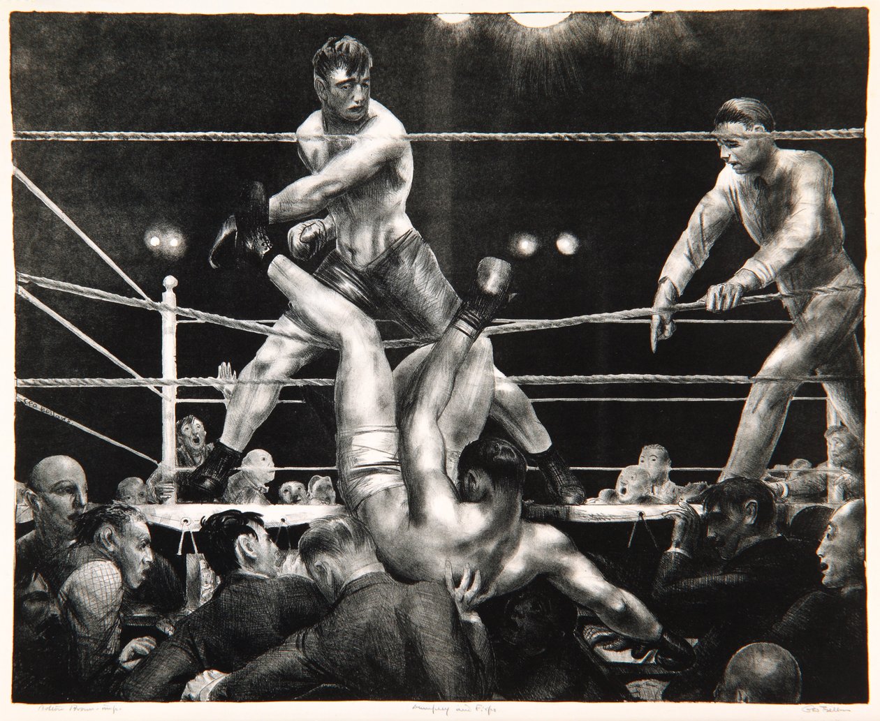 Dempsey and Firpo by George Wesley Bellows