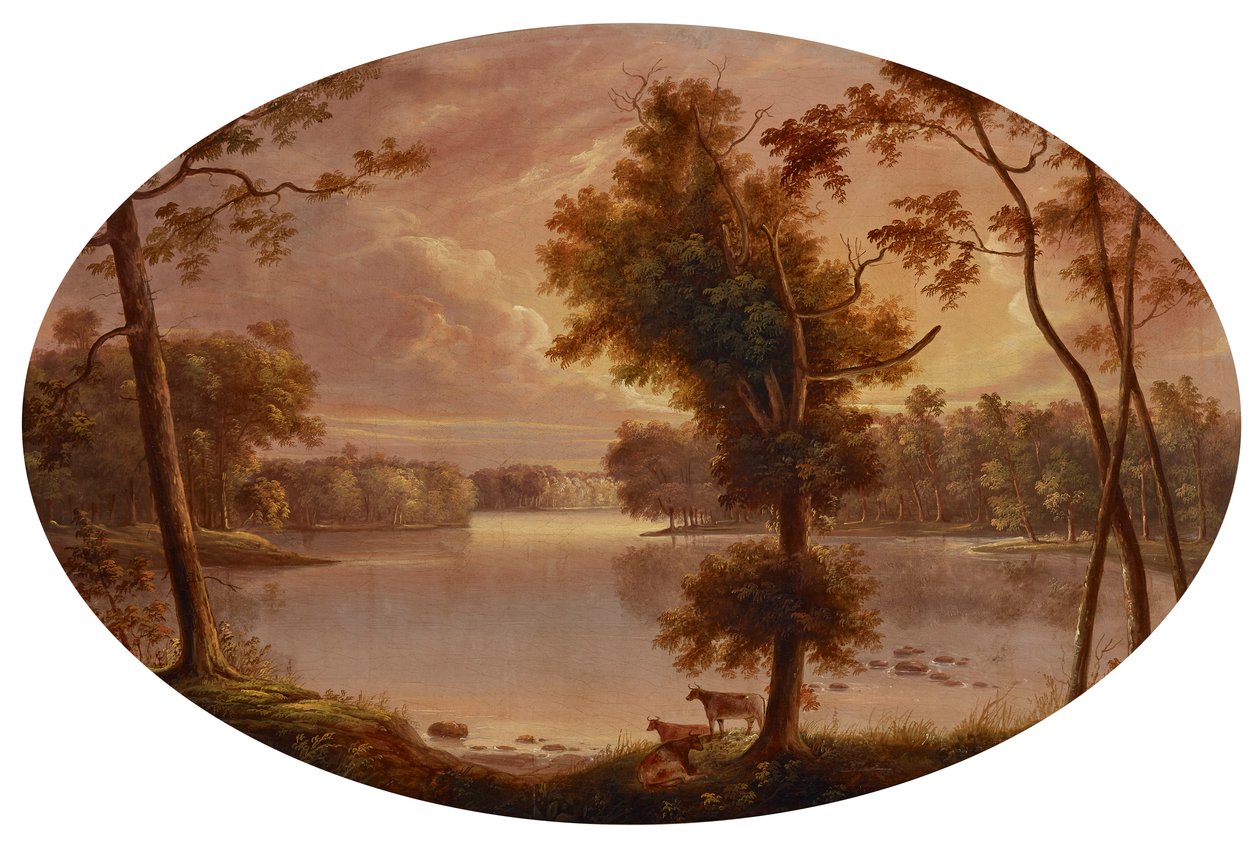 Landscape (Probably Near Lafayette, Indiana) by George Winter