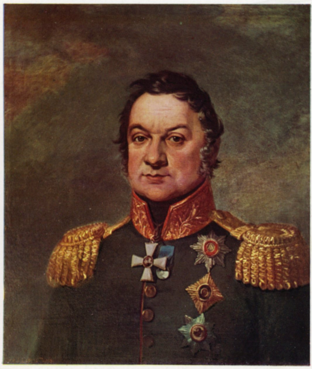 Portrait of Dmitry Dokhturov by George (after) Dawe