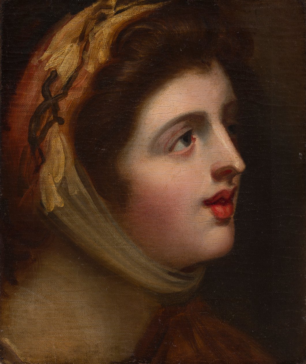 Emma Hamilton as Sensibility by George (studio of) Romney