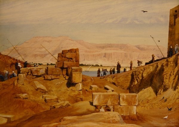 Figures at Work, Luxor by George 9th Earl of Carlisle Howard