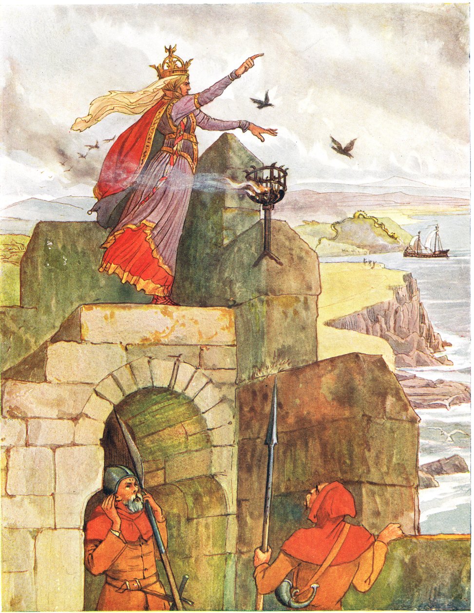 The Laidley Worm of Spindleston Heugel, Illustration from 'A Picture ...