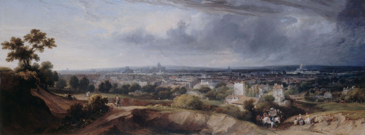 Paris Seen from the Heights of Montmartre by George Arnald