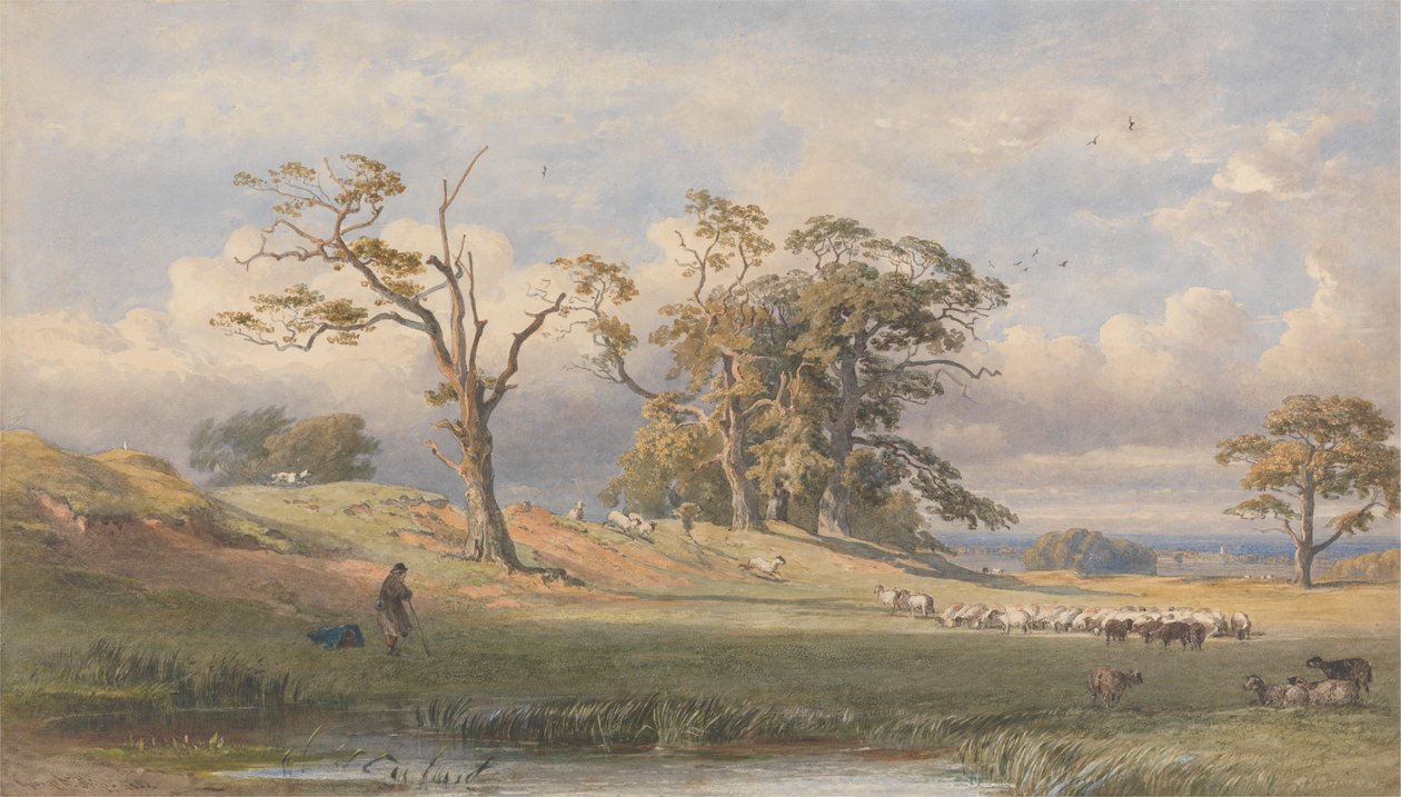 Old British Camp in Bulstrode Park by George Arthur Fripp