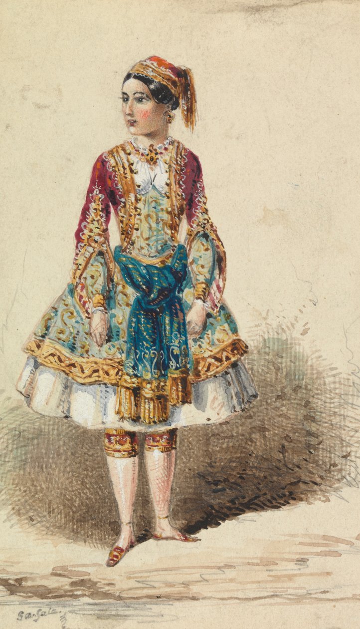 Girl in Near-Eastern Costume by George Augustus Sala