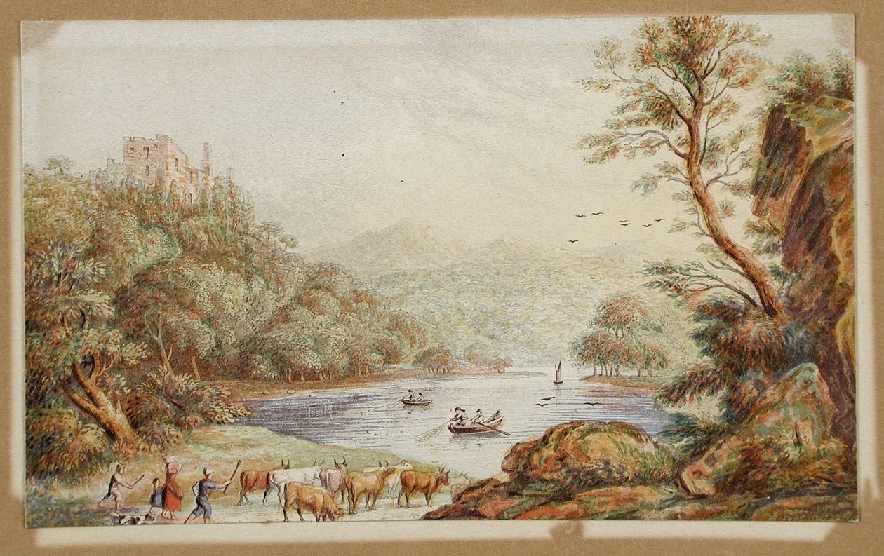 Brougham Castle, Westmoreland by George Baxter