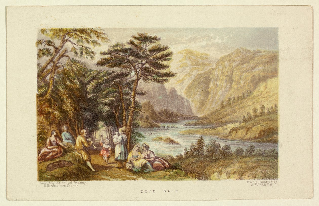 Dove Dale by George Baxter