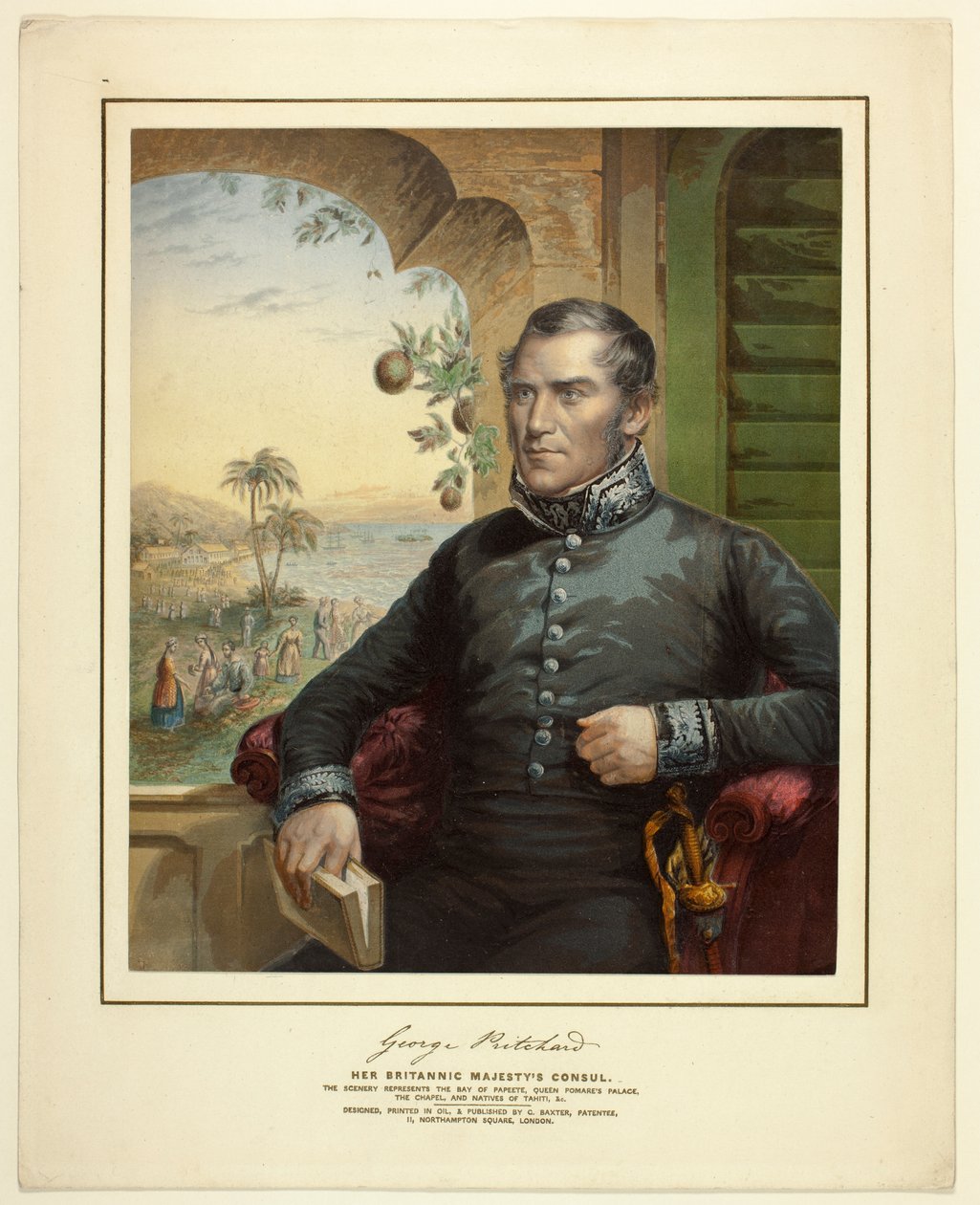 George Pritchard by George Baxter