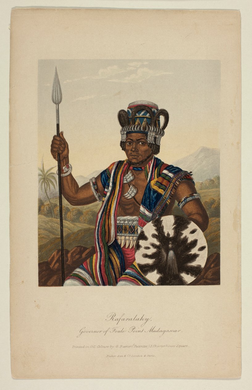 Rafaralahy, Governor of Foule Point Madagascar by George Baxter