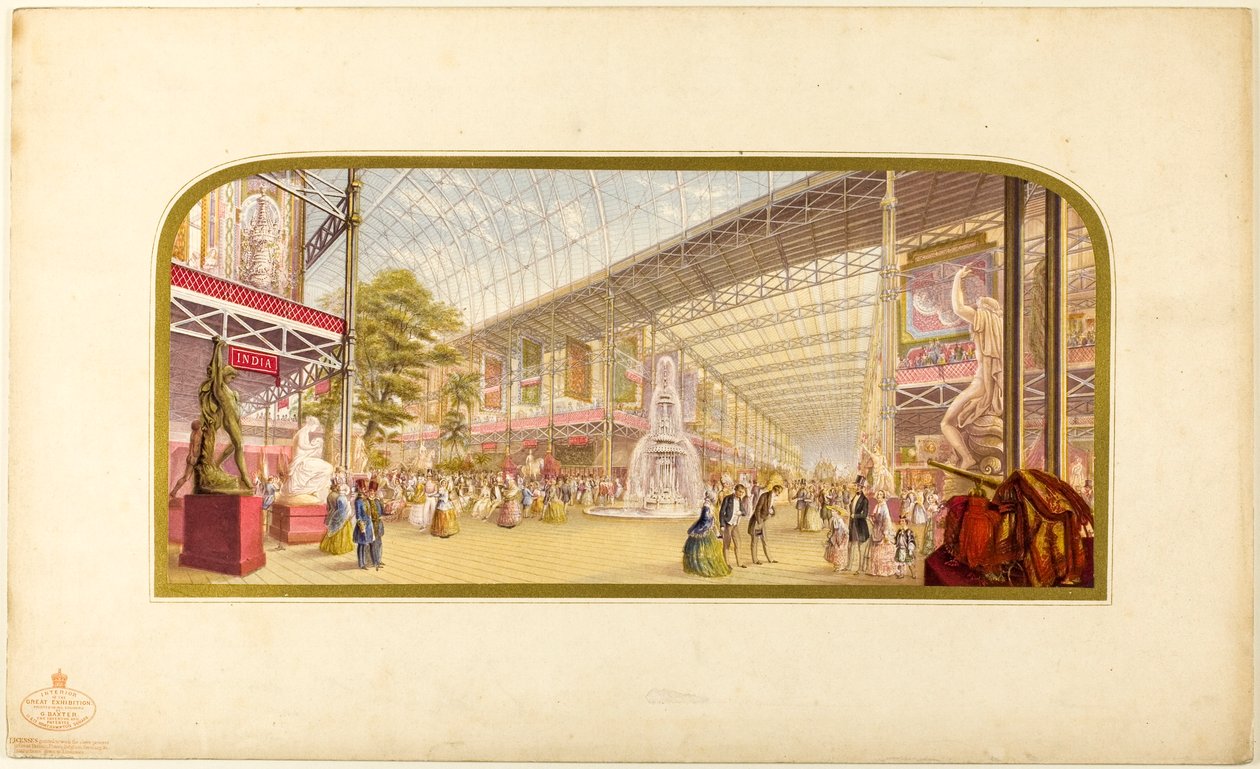 The Great Exhibition (Interior) by George Baxter