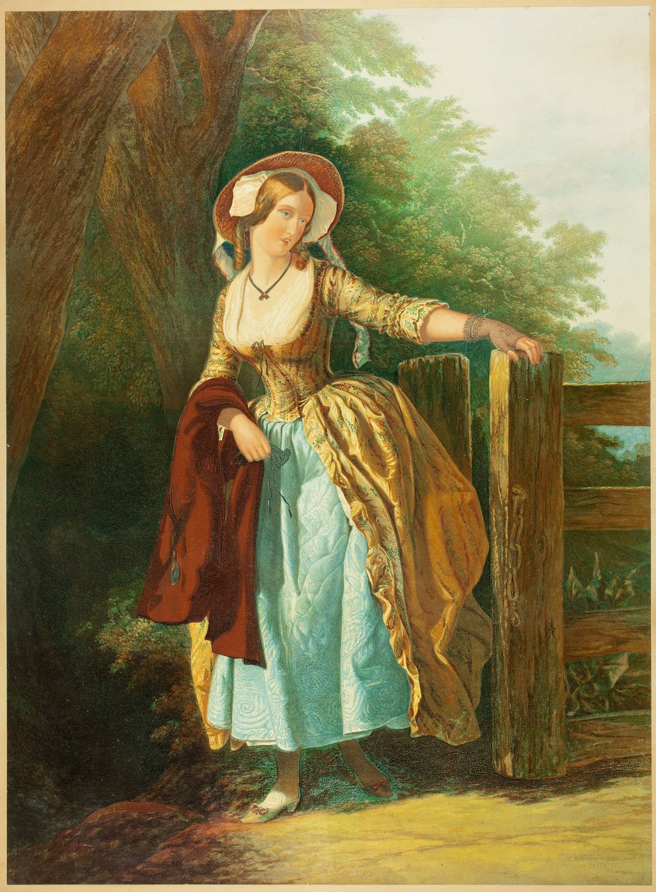The Parting Look by George Baxter