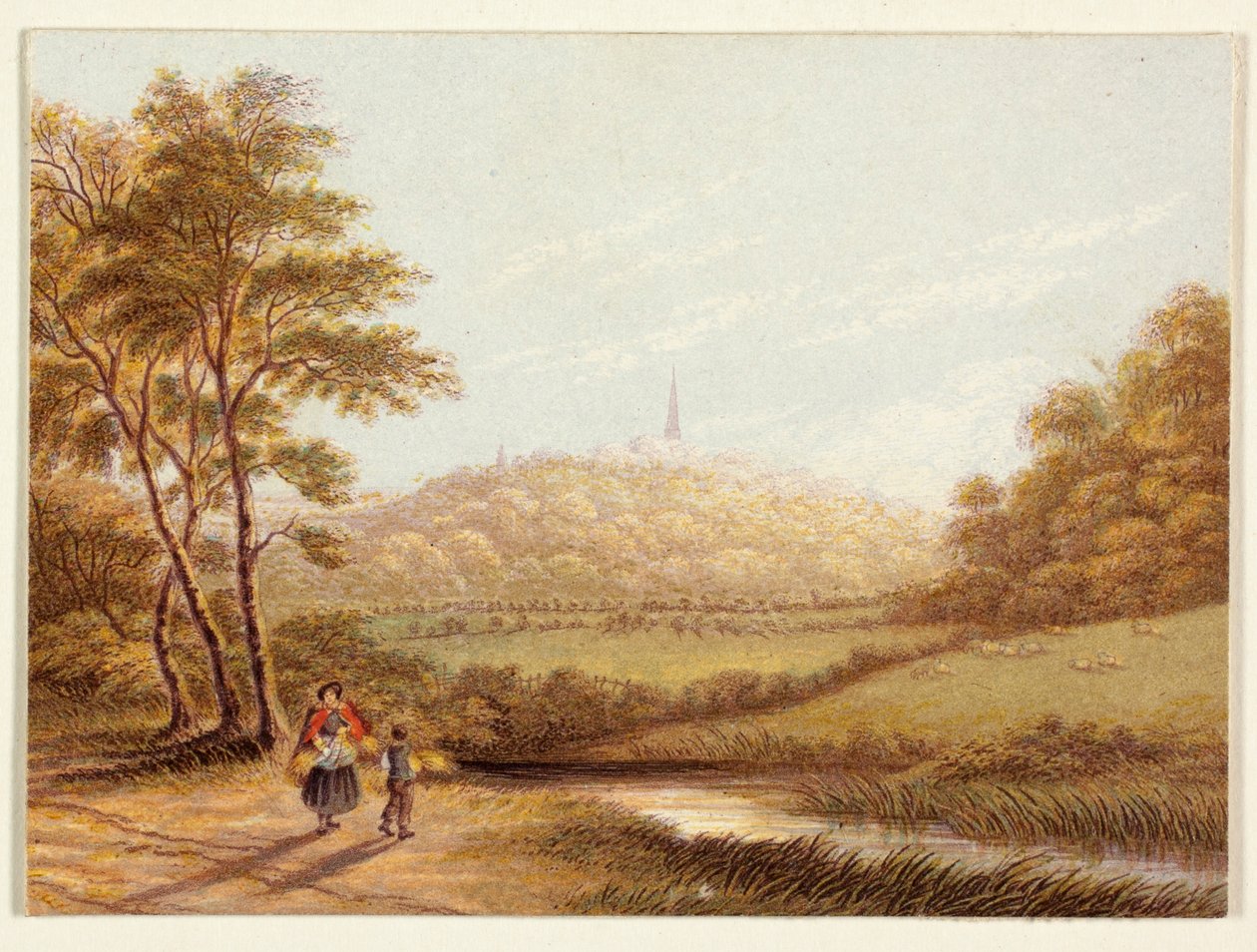 View from Harrow-on-the-Hill by George Baxter